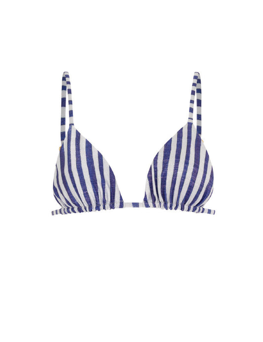 Top bellini plateado