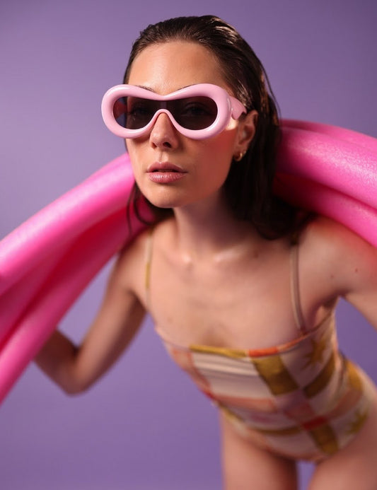 Vestido de Baño Enterizo Constelación Naranja