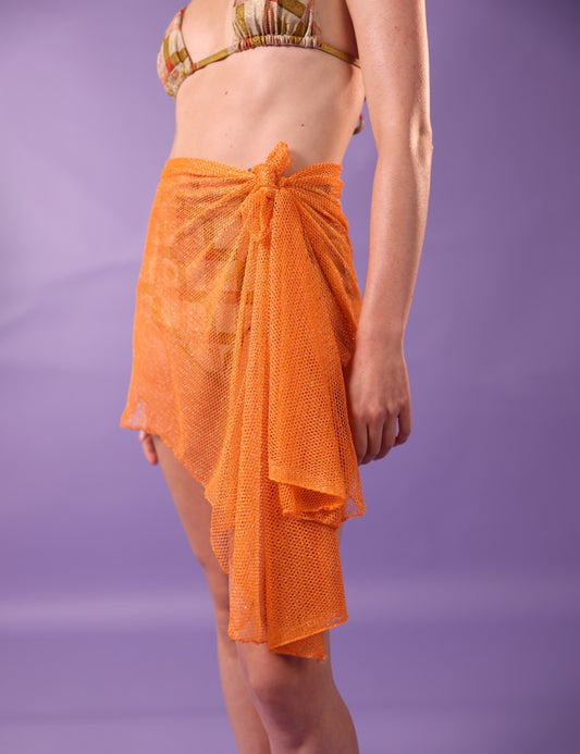Pareo Corto Rayo Naranja