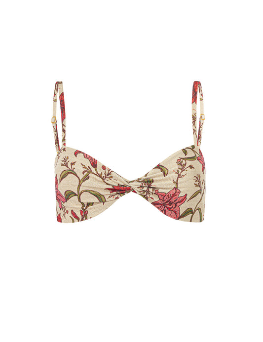 Top de Bikini Lis Flores