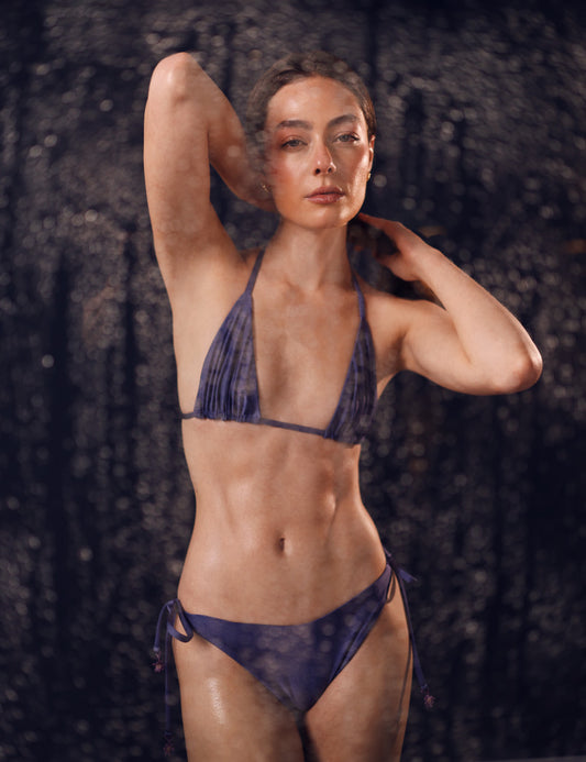 Top de Bikini Rayo Morado