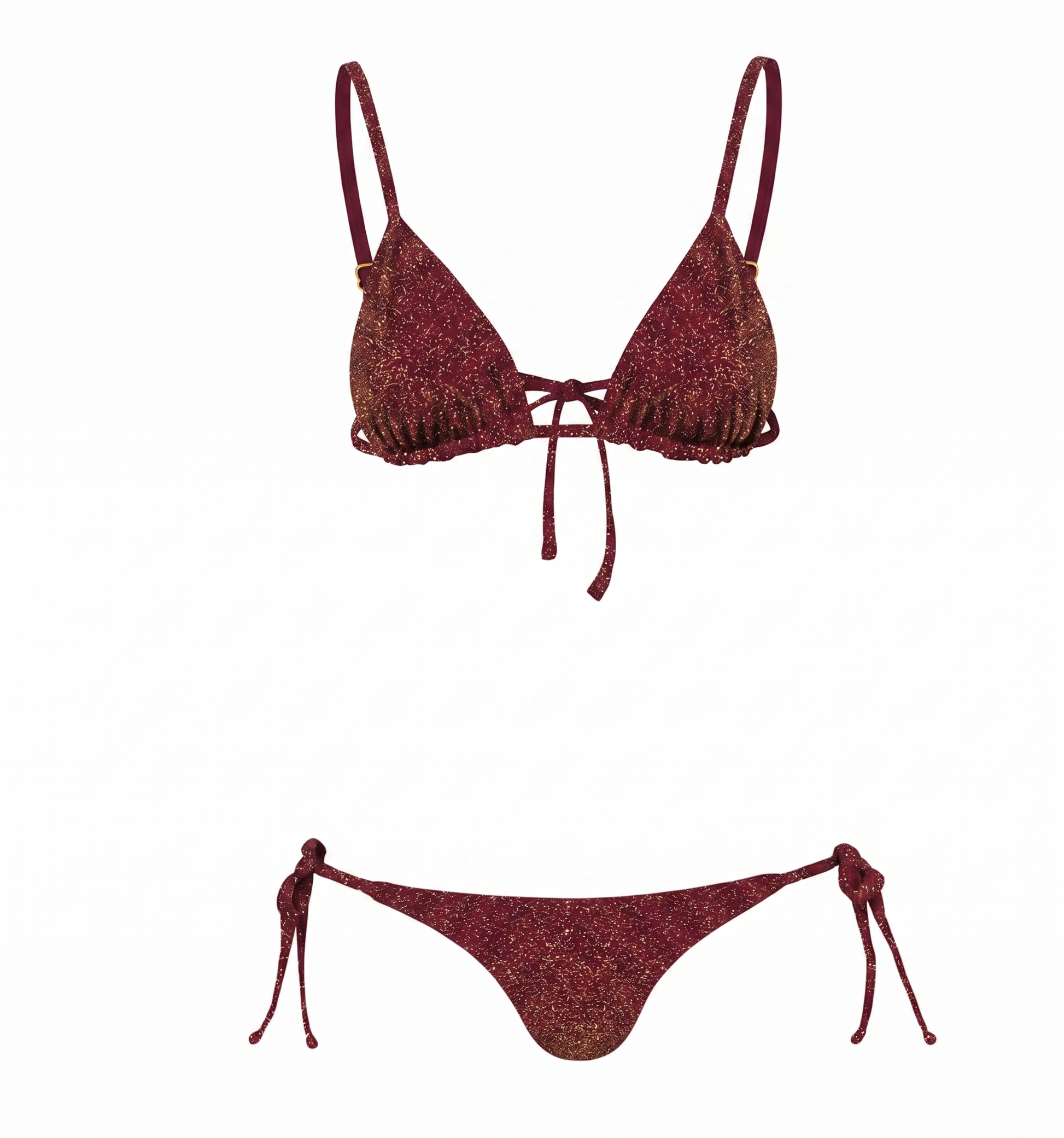 Bikini Vinotinto Dorado