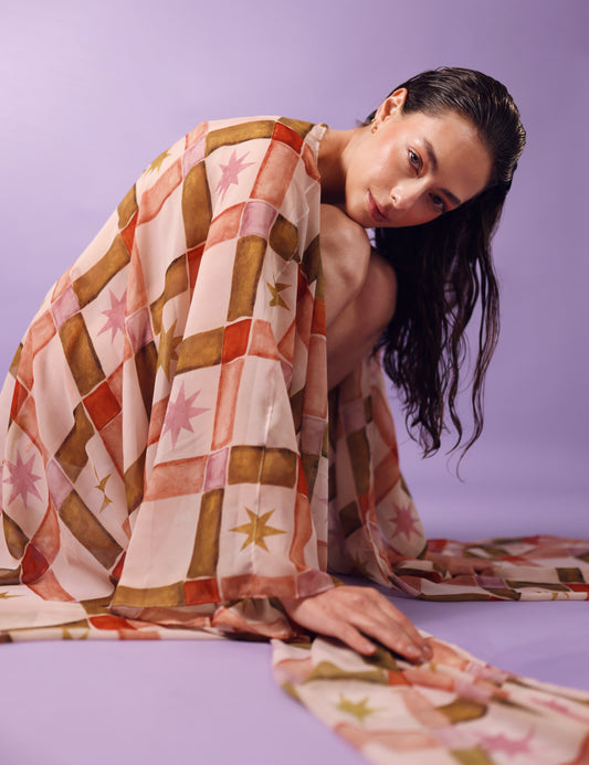 Kimono Constelación Naranja