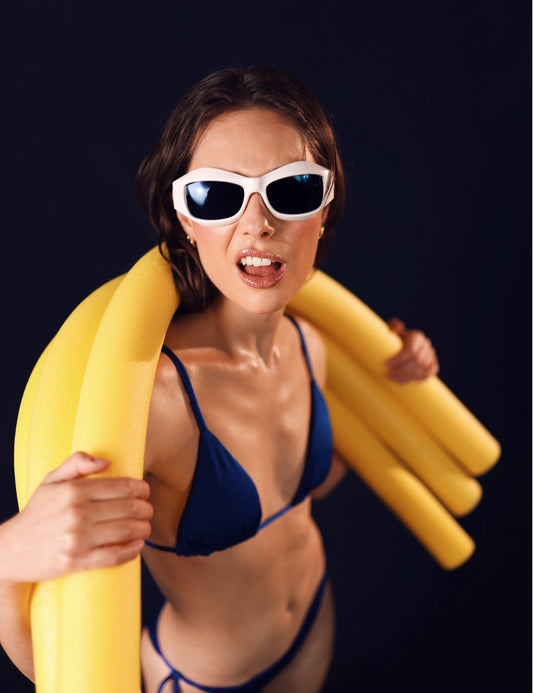 Top de Bikini Rayo Azul Royal